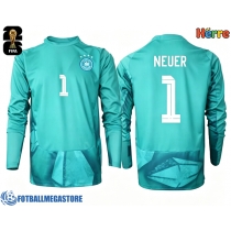 Fotballdrakt Herre Tyskland Manuel Neuer #1 Keeper Hjemmedrakt VM 2026 Langermet